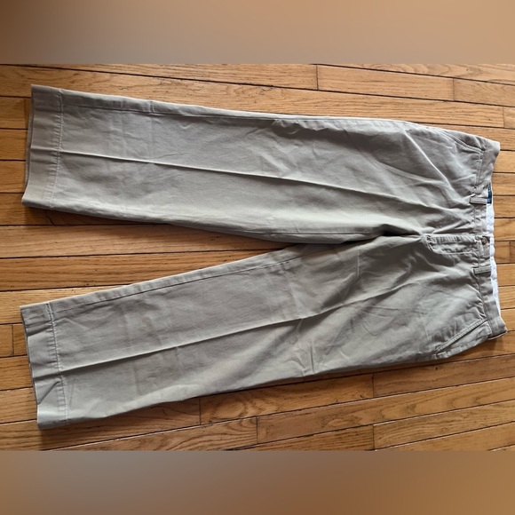 Polo Ralph Lauren Preston pants 38/32 Relaxed Beige Casual Office Gray Pony - Picture 1 of 5